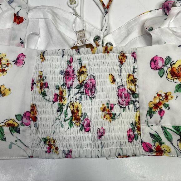 Wayf Seanna floral crop top white - Medium - Picture 7 of 11